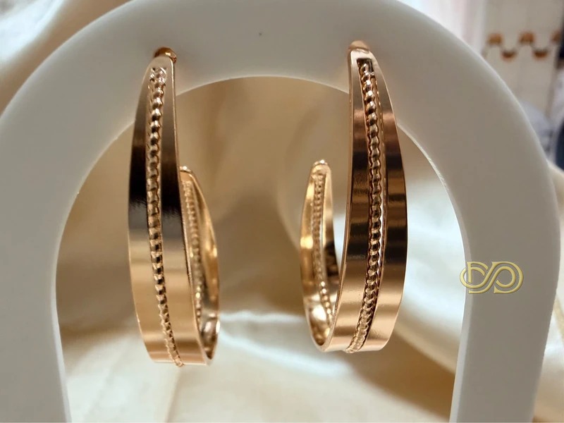 Pendientes de Aro Chapados en Oro 18K