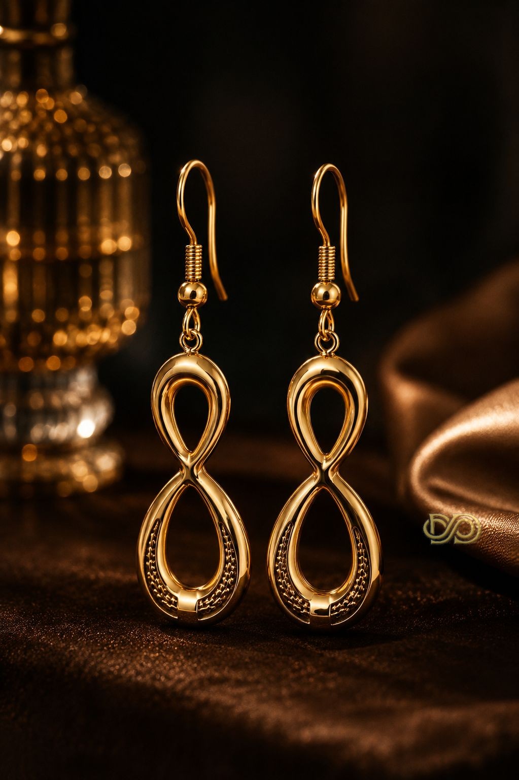 Pendientes "Infinity Gold"