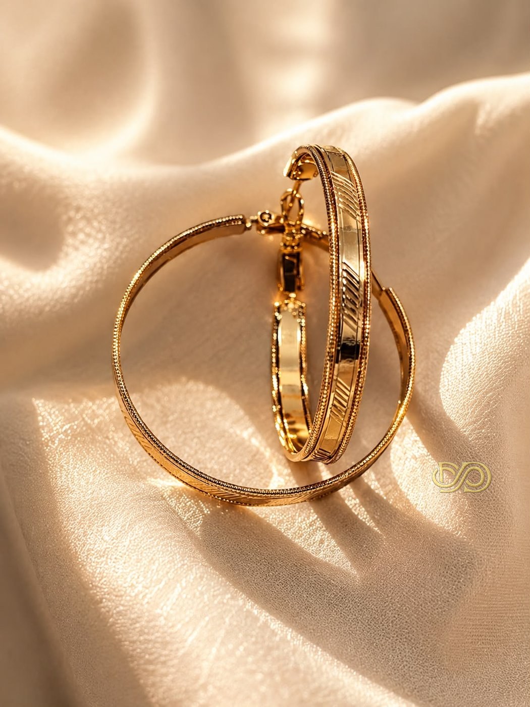 Aros Imperial Chapados en Oro 24K