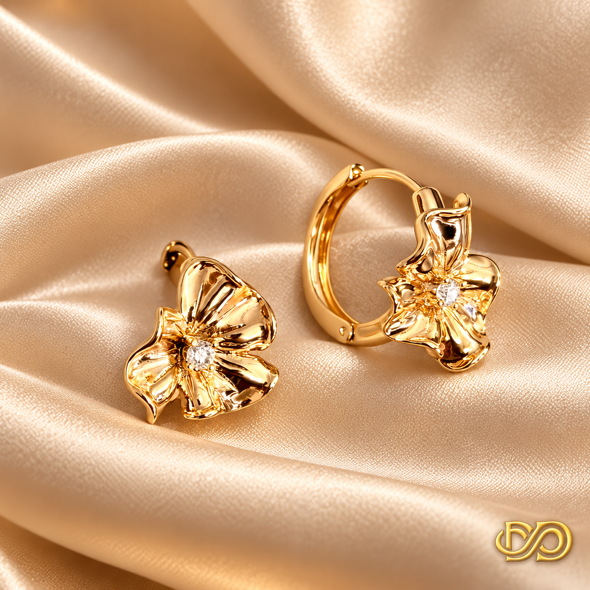 Pendientes Fleur d’Or