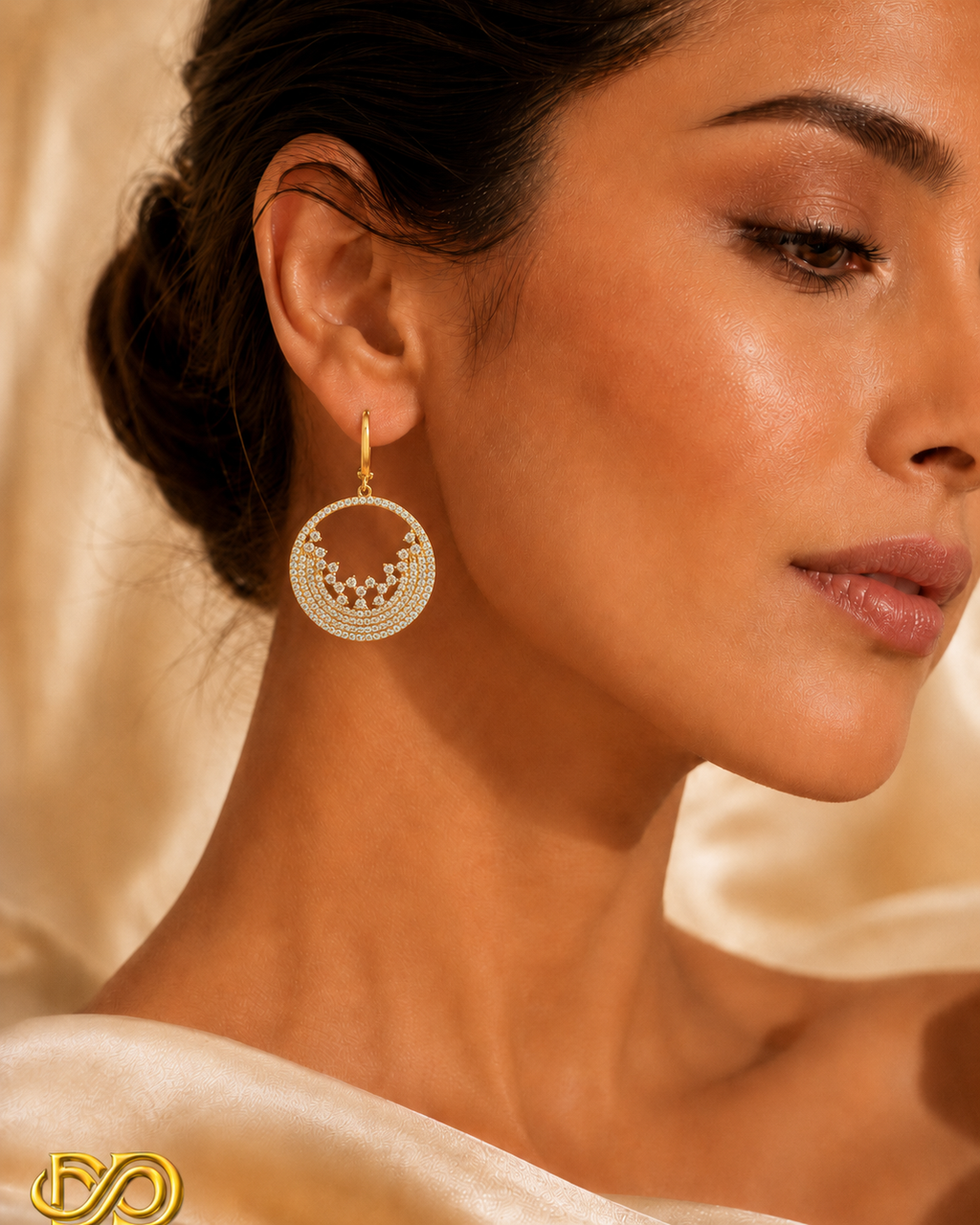 Pendientes Lunaria