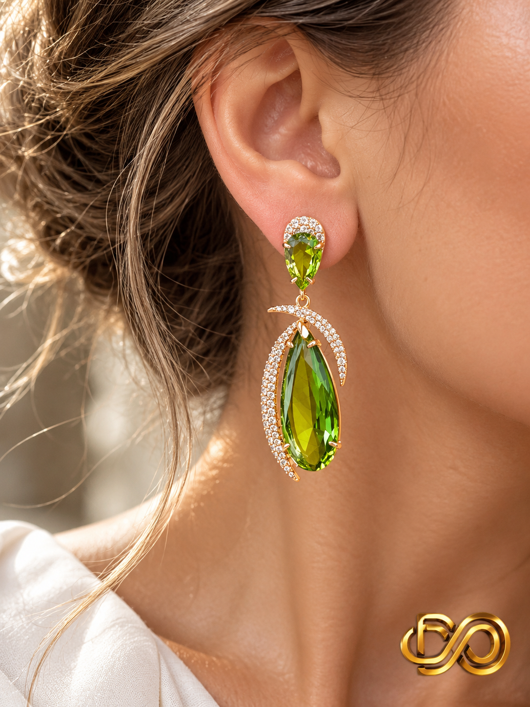 Pendientes Émeraude Royale