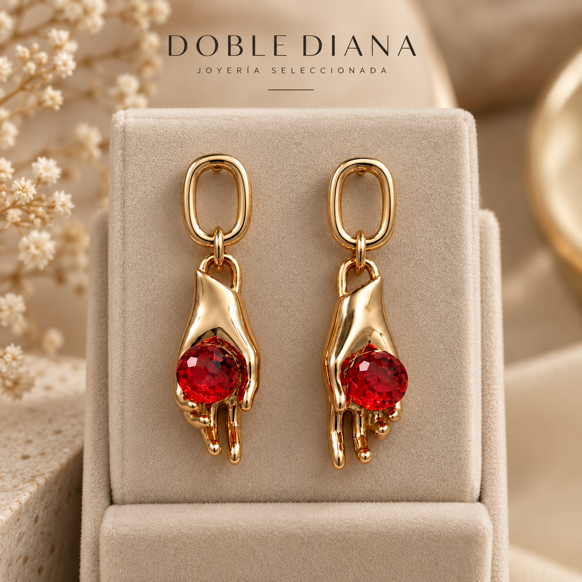 Pendientes Rubis