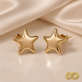 Pendientes Stella · Chapados en Oro 14K
