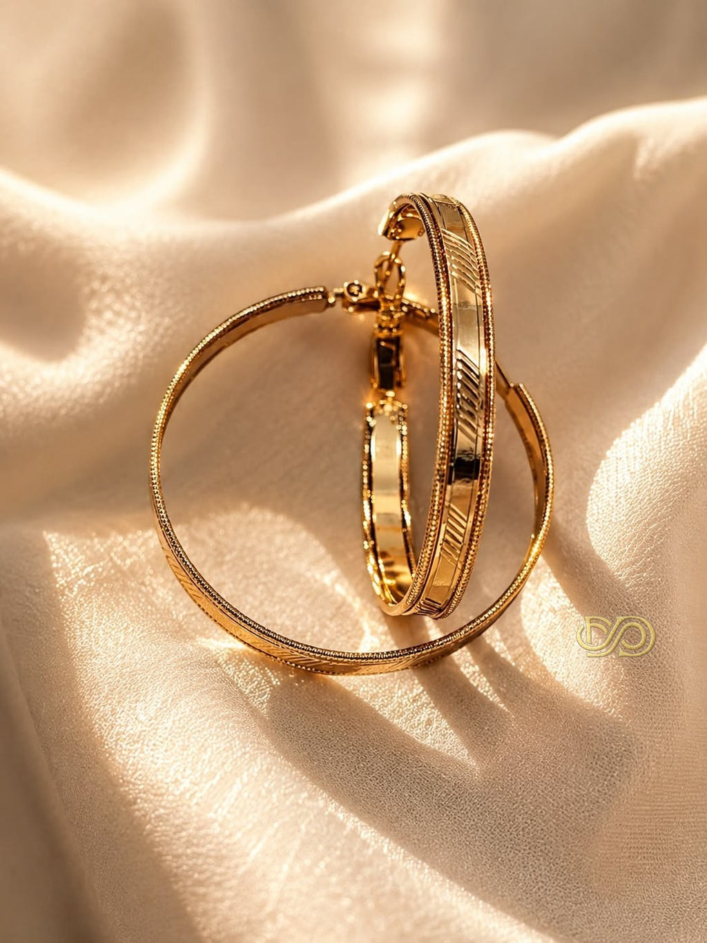 Aros Imperial Chapados en Oro 24K