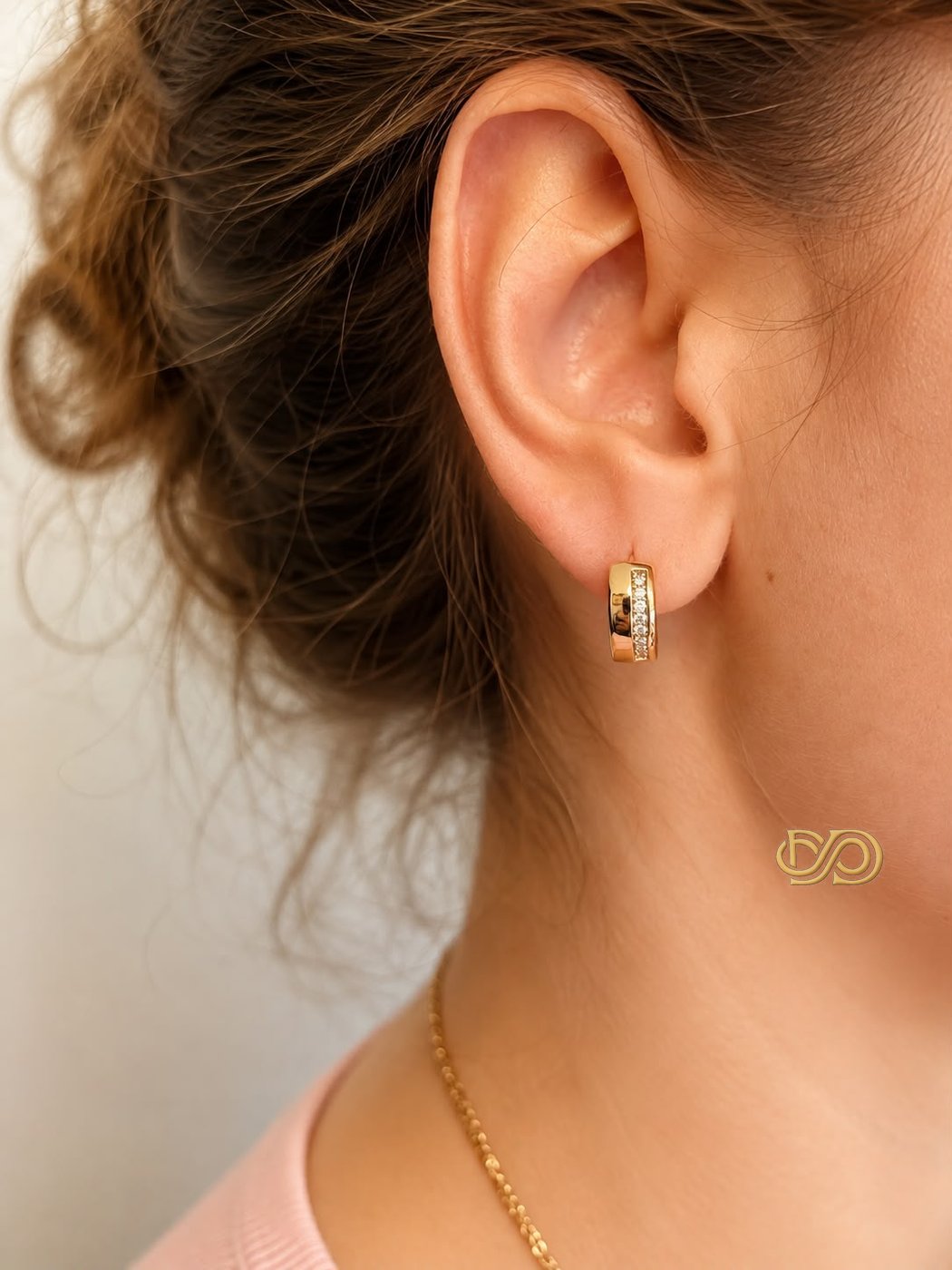 Pendientes Aura Dorada Chapados en Oro 18K