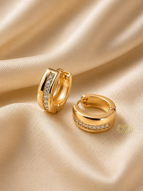 Pendientes Aura Dorada Chapados en Oro 18K